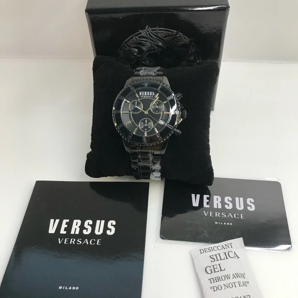 Ship same day - New 💯 Authentic VERSUS VERSACE Tokyo Chronograph Watch